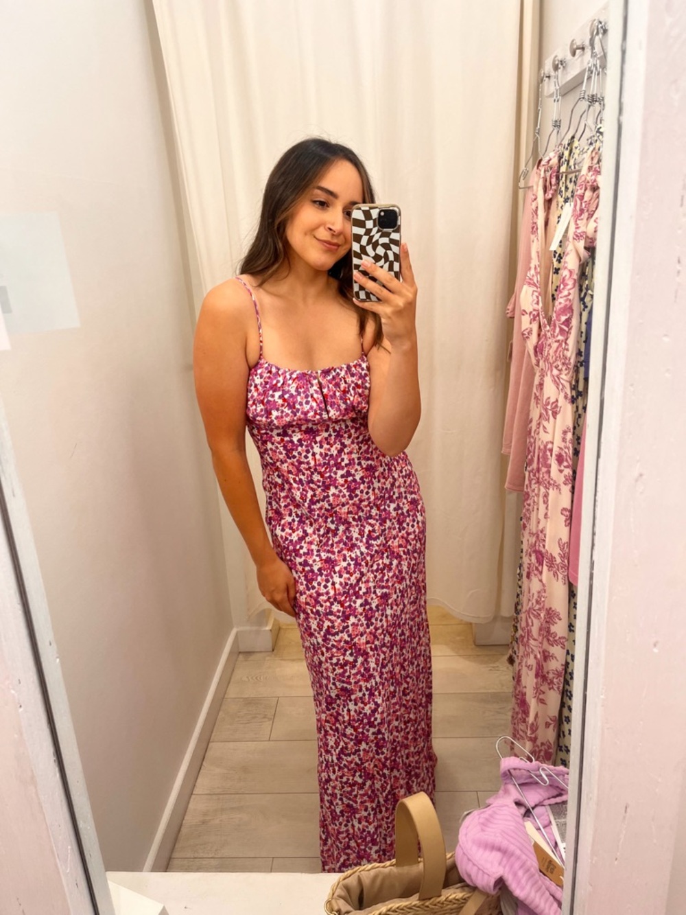 Faithful the Brand Pink Floral Maxi Dress